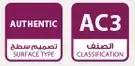 Authentic surface type AC3 classification.