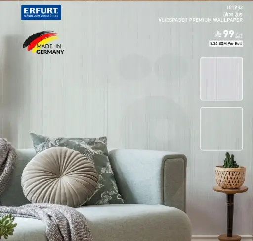 ERFURT Vliesfaser Premium Wallpaper