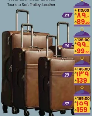 Touristo Soft Trolley. Leather.