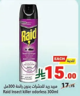 Raid Insect killer odorless 300ml
