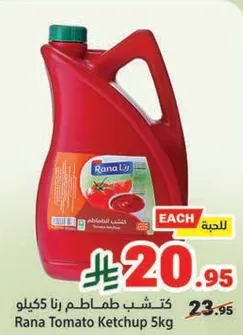 Rana Tomato Ketchup 5kg