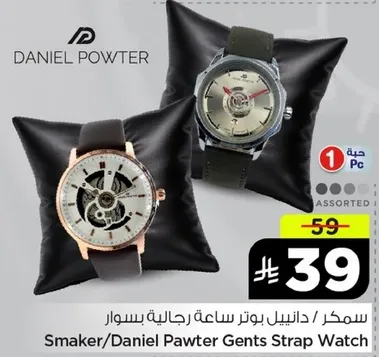 Smaker/Daniel Pawter Gents Strap Watch