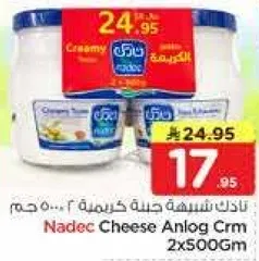 Nadec Creamy Cheese 2x500g