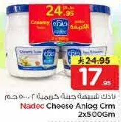 Nadec Cheese Anlog Cream 2x500Gm