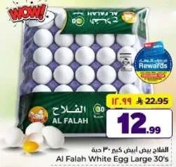 الفلاح بيض ابيض كجم 30 حبه