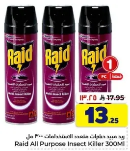 Raid All Purpose Insect Killer 300ML