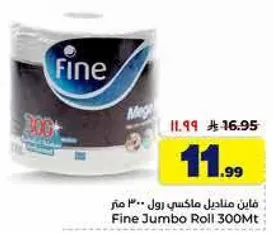 Fine Jumbo Roll 300Mt