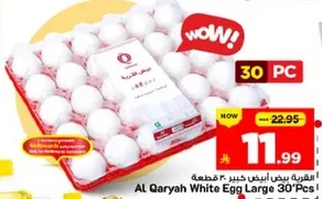 القريه بيض ابيض كبير 30 قطعه