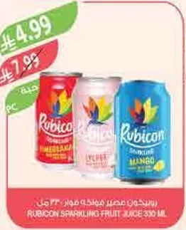 Rubicon Sparkling Fruit Juice 330 ml