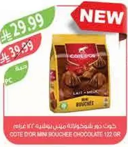 شوكولاته كوت دور ميني بوشيه 122 غرام