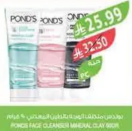 POND'S FACE CLEANSER MINERAL CLAY 100ml