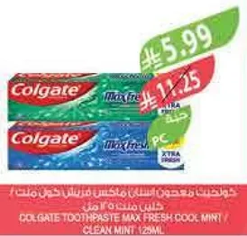 Colgate Toothpaste Max Fresh Cool Mint 12ml