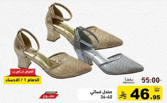 Women's shoes with a stylish design, available in assorted colors.
