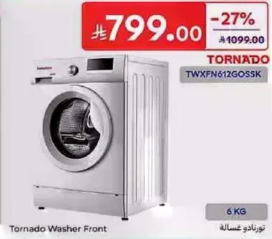 Tornado Washer Front