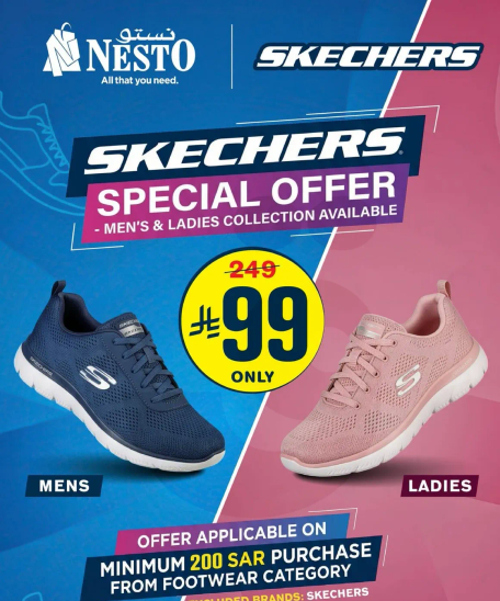 SKECHERS SPECIAL OFFER - MEN'S & LADIES COLLECTION AVAILABLE