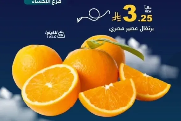 Egyptian juice oranges.