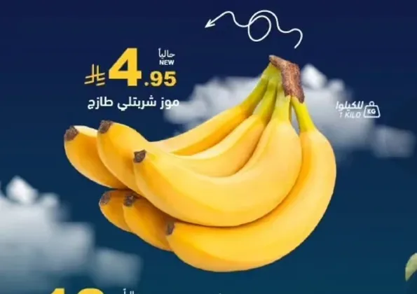 Fresh bananas