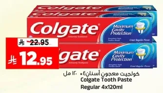 Colgate Tooth Paste Regular 4x120ml