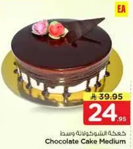 كيكه الشوكولاته وسط