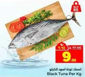 سمك تون اسود للكilo