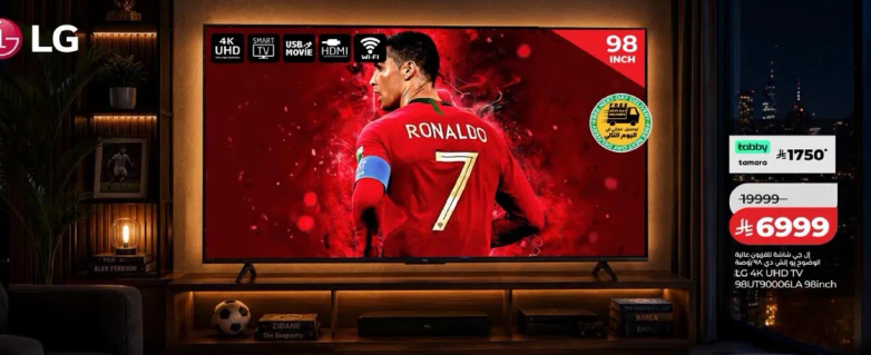 تلفاز LG 4K UHD 98 بوصه