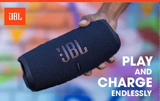 JBL portable speaker.