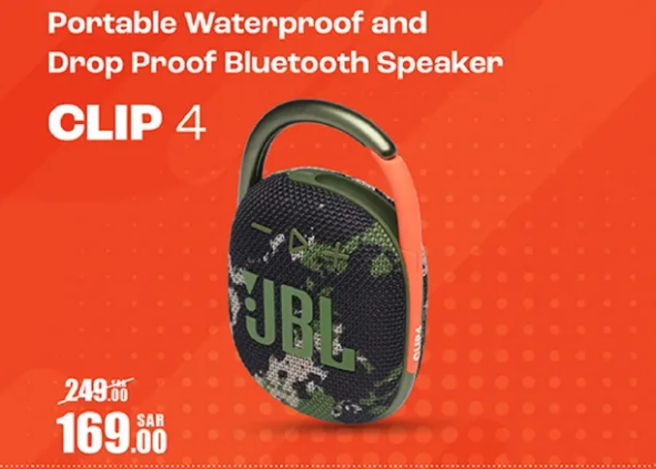 Portable Waterproof and Drop Proof Bluetooth Speaker Clip 4.