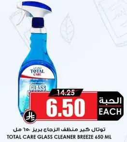 توتال كير منظف الزجاج بيري 650 مل