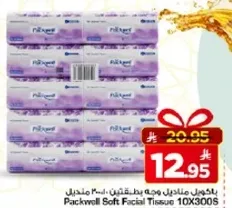 باكويل مناديل وجه 10×300 منديل