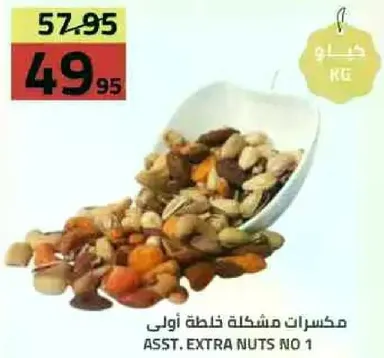 مكسرات مختلطه اولي