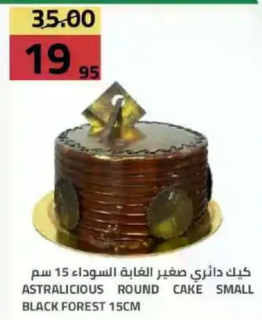 كيك دايري صغير الغابه السوداء 15 سم
