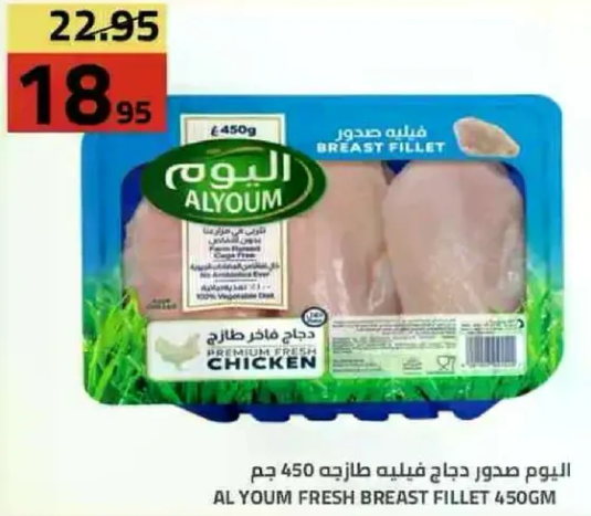 اليوم صدور دجاج فيليه طازجه 450 جرام