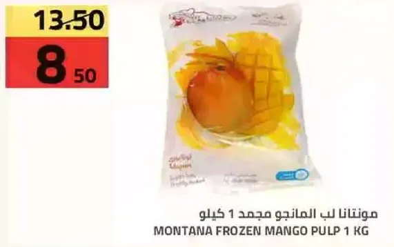 مونتانا لب المانجو مجمد 1 كيلو