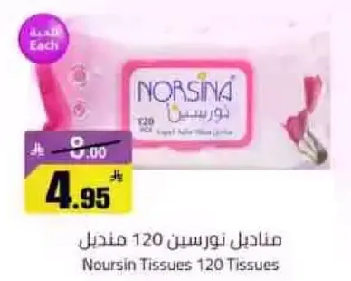 Noursin Tissues 120 Tissues