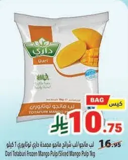 Dari Totapuri Frozen Mango Pulp 1kg