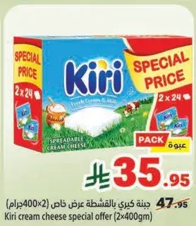 جبنه كيري كريمي عرض خاص (2x400جرام)