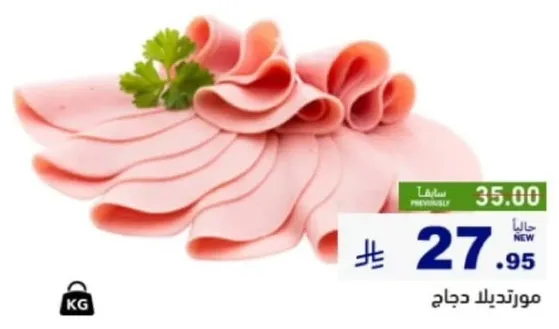 Chicken mortadella, great for sandwiches.