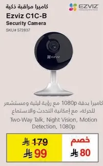 1080p Resolution, Two-Way Talk, Night Vision, Motion Detection