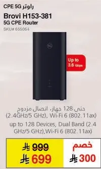 راوتر 5G، Brovi H153-381، حتي 128 جهاز