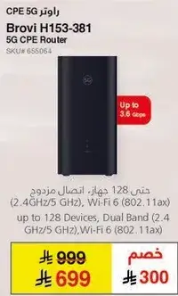 راوتر 5G، Brovi H153-381، حتي 128 جهاز