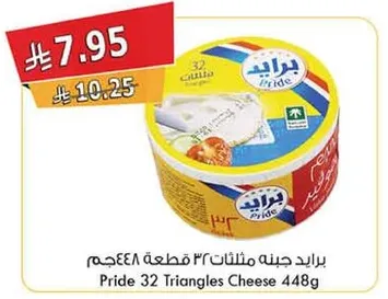 Pride 32 Triangles Cheese 448g