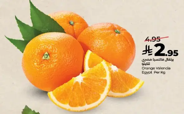 برتقال فالنسيا مصري كيلو