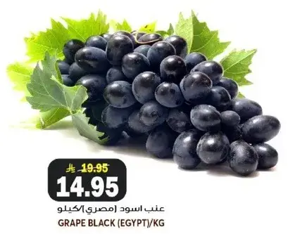 عنب اسود مصري/كيلو