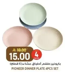 PIONEER DINNER PLATE 4PCS SET