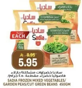 ساديا خضروات مختلطه 450 جرام