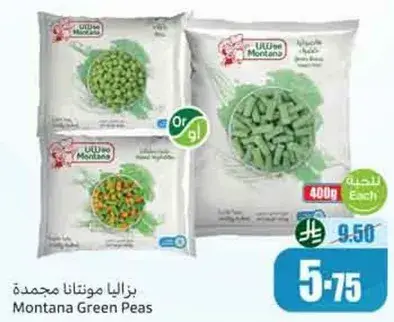 بازلاء مونتانا مجمده