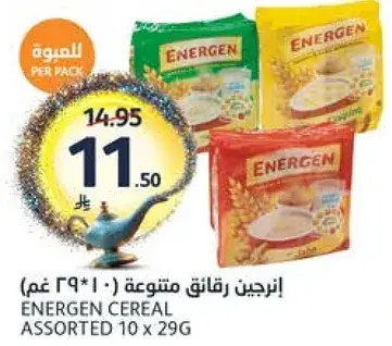 انرجين رقايق متنوعه 10 × 29 جرام