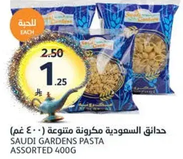 مكرونه متنوعه حدايق السعوديه (400 غم)