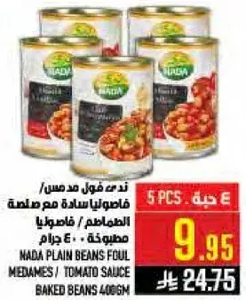 ناده فول مدمس مع صلصه الطماطم 400 جرام
