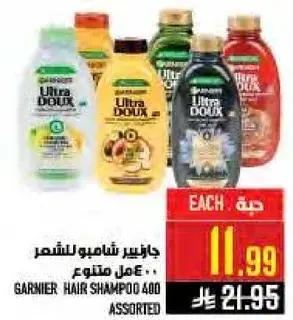 شامبو غارنييه للشعر 400 مل متنوع